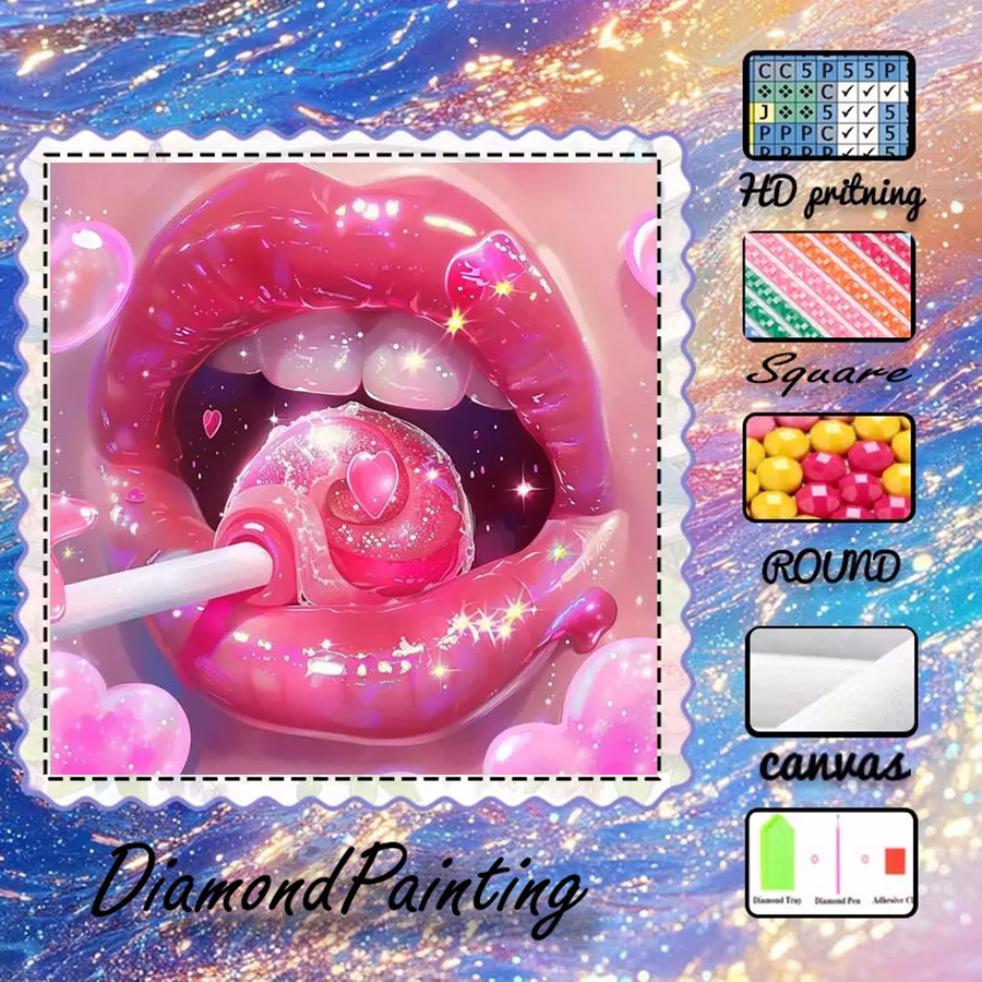 Lip Balm - 1 шт. - 5D-DIY - Флокированная