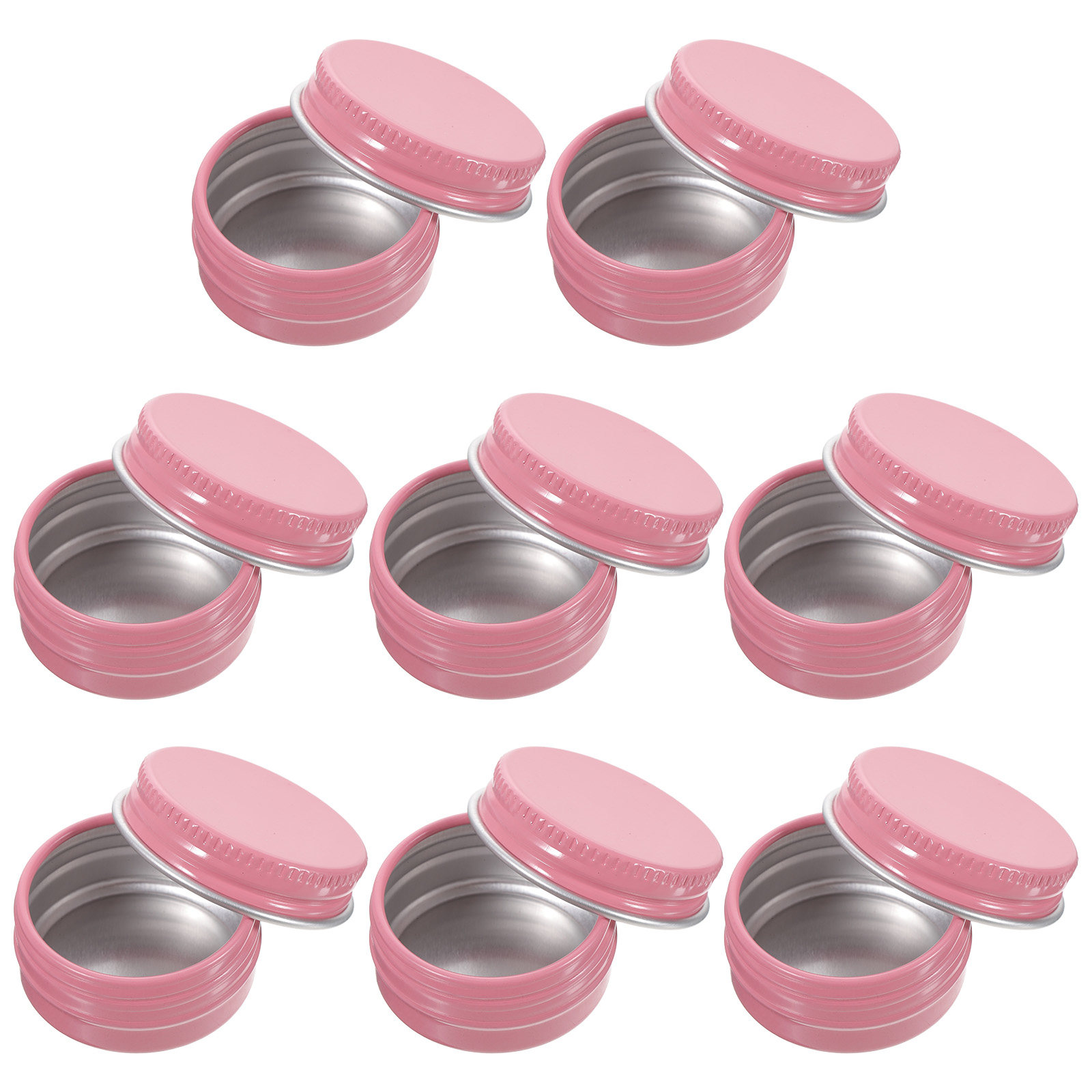 8 шт. круглых алюминиевых бано – обзор и цена Lip Balm