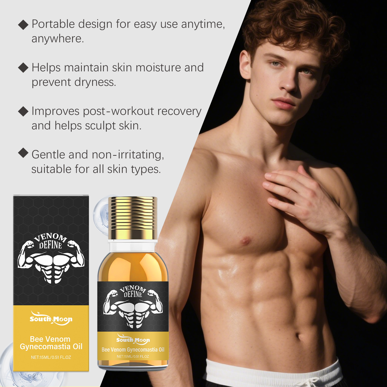 Масло для гинекомастии с пчели – обзор и цена Skincare China