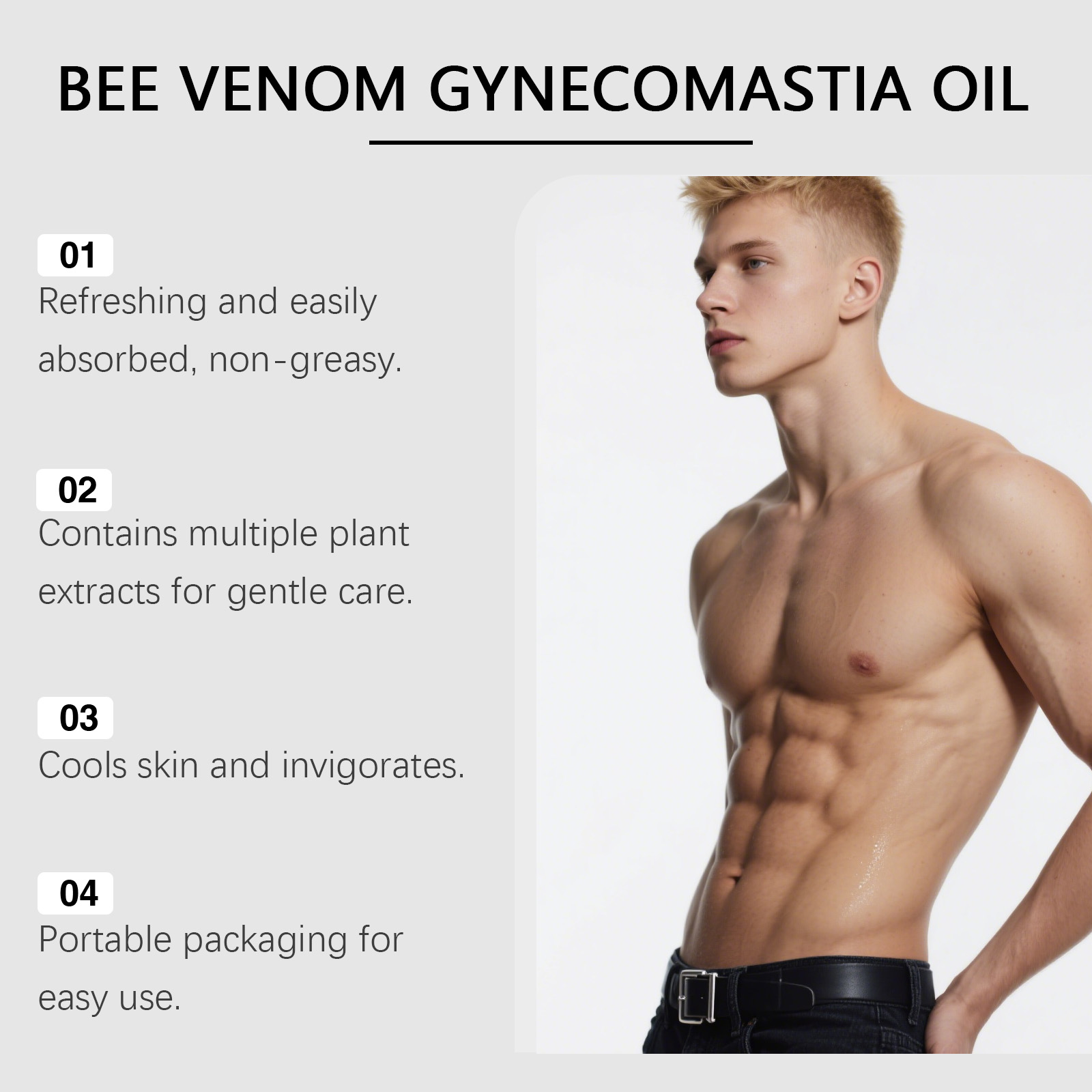 Масло для гинекомастии с пчели – обзор и цена Skincare China
