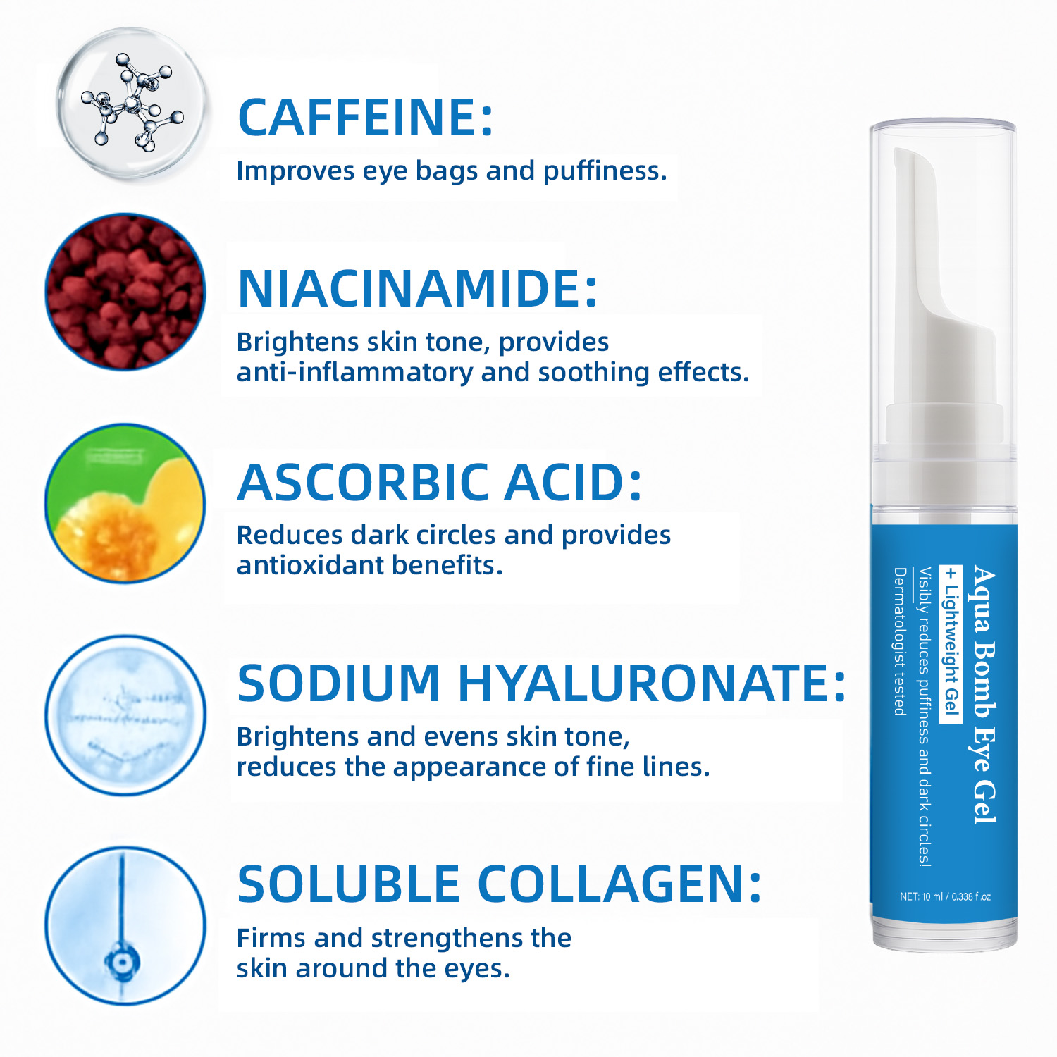 Охлаждающий гель для глаз с ко – обзор и цена Vitamin C Serum